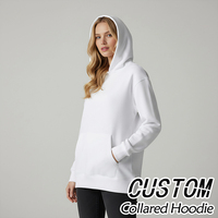 Sweat-shirts à capuche surdimensionnés personnalisés pour hommes en polyester/coton, tailles XL, avec logos brodés et imprimés sur les épaules, collection automne
