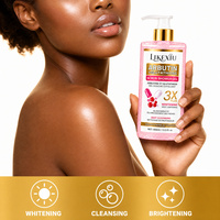 Gel Douche Exfoliant Corps à l'Arbutine et au Glutathion, Particules Gommantes à la Niacinamide, Nettoyage Doux et Nourrissant, OEM ODM