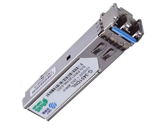 Module à fibre optique Gigabit Ethernet 1.25G 40KM 1310nm compatible avec le commutateur H3C S5500