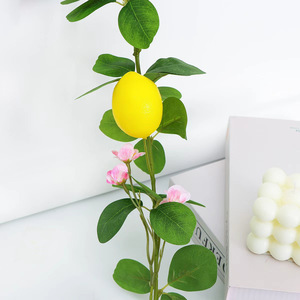 Zongwang Artificial Lemon Vines 200cm Silk Flower Decor For Home Wedding Outdoor Props - Product Image 3