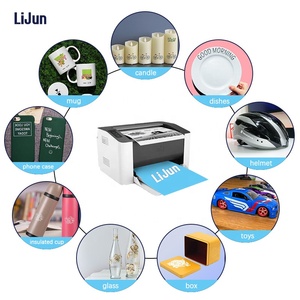 Lj màu xanh ủng hộ rõ ràng trượt nước chuyển Decal có thể in laser trượt nước Sticker giấy tờ A4 (210*297mm) cho hàng thủ công - Product Image 1