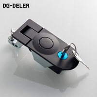 Serrure à compression DG-DELER MS609, serrure de porte de boîte de distribution électrique en alliage de zinc