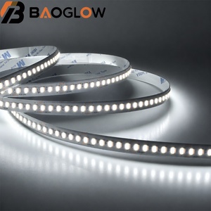 ไฟ LED แบบเส้น SMD2835 ความทนความร้อนสูง สีเงิน CCT 2 สาย 180LEDs/เมตร ใช้ไฟ DC24V 16W/เมตร ขนาดวงจร 8/10 มม. ปรับความสว่างได้ เหมาะสำหรับโรงแรม MOQ ต่ำ - Product Image 6