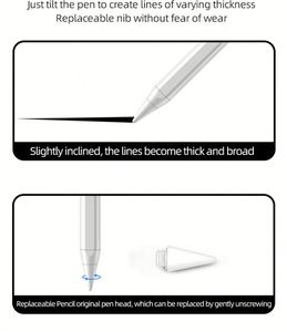 ปากกาชาร์จไร้สาย ปากกาสไตลัสแบบแอคทีฟ 2in1 ความไวสูง เหมาะสำหรับแท็บเล็<span class=keywords><strong>ต</strong></span>แบบดินสอ - Product Image 5