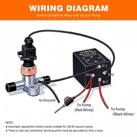Kit de relais de pompe à vide électrique Wanray pour système universel de freinage moteur 12V normalement ouvert 28146
