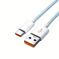 Cable USB Tipo-C de Nailon Trenzado de Alta Calidad de 1m-2m, 66W 6A, Carga Rápida, Transferencia de Datos Multifunción, 12 Meses de Garantía