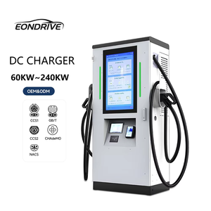 Borne de recharge DC pour véhicules électriques Eondrive avec écran publicitaire, 60 kW, 80 kW, 120 kW, 160 kW, 240 kW, 360 kW, CCS2, borne de recharge DC pour véhicules électriques, chargeur de voiture électrique - Product Image 1