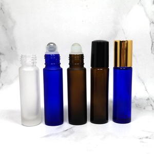 Luxury Small 5ml 10ml 15ml Gemstone Roller for Glass Essential Oil <b>Perfume</b> Botol Parfum Roll on <b>Bottle</b> with Screen Printing - Product Image 3