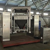 Conteneur IBC en acier inoxydable 316, forme conique carrée, fond conique, 300L, 500L, 1000L, 2000L