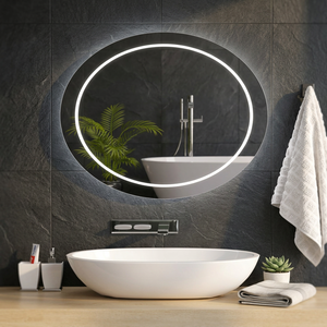Espejo LED de Pared Minimalista sin Marco para Baño, Maquillaje y Dormitorio - Product Image 2