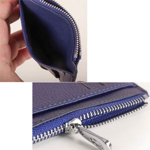 Tarjetero de Cuero PU Estilo Vintage con Patrón Litchi, Cierre Cuadrado y Múltiples Ranuras para Tarjetas, Cartera Multifuncional al por Mayor - Product Image 2