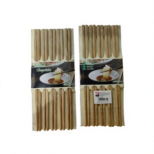 Bacchette Monouso in Bambù 24*0.6mm, 10 Paia, Confezione da 12, Design Minimalista, Superficie Liscia, Forma Rotonda, Ideali per Regali - Product Image 2