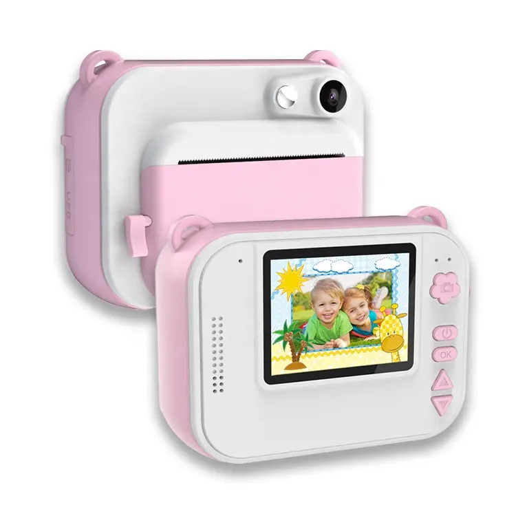 Günstige Großhandel tragbare Kinder DIY Spaß Digital Photo Recorder Schnelle Sofort druck kamera