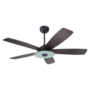 CARRO Striker 56 inch 5 wood blades mountain air outdoor decorative ceiling fan with led lights remote control