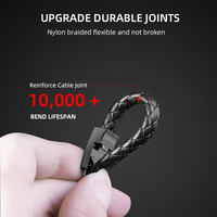 Cables de carga USB C para teléfono móvil, pulsera de cuero portátil Popular, Cables de carga rápida para iPhone 14, venta al por mayor
