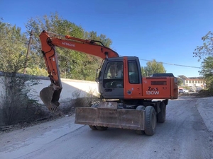 Excavadora de Ruedas Hitachi ZX130W con Pintura Original, Excavadora Móvil de Alto Rendimiento en Stock - Product Image 3
