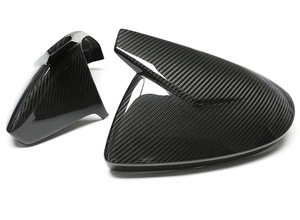 Coque de rétroviseur en fibre de carbone sèche ABT pour Audi A6 C8 A8 S8 A7 S7 S6 RS6 Noir - Product Image 4