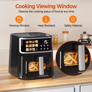 Precios Increíbles: Horno Digital Inteligente con Pantalla Táctil, Freidora de Aire sin Aceite, Antiadherente, con Bandeja, 5.5L 8L - Product Image 4