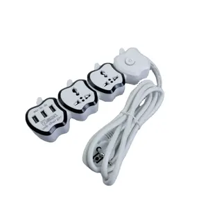 New apple shape universal socket with USB socket extension socket 2022