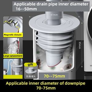 ซิลิโคนกันกลิ่นย้อนกลับสำหรับท่อระบายน้ำ ป้องกันกลิ่น สำหรับใช้ในบ้าน ขายส่ง - Product Image 6