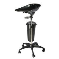 Bac à shampoing portable de haute qualité avec 5 roues, lavabo pour cheveux, mobilier de salon de beauté, équipement de beauté pour salon de coiffure