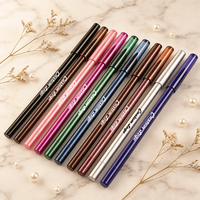 Crayon Eyeliner Imperméable 14 Couleurs, Longue Tenue, Anti-Bavure, Maquillage Cosmétique Liquide pour les Yeux, Stylo Coloré Sexy pour Femme
