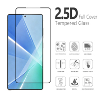 Protector de Pantalla de Vidrio Templado 2.5D Ultrafino, Anticaídas, Transparente, Antirrayaduras, Antihuellas, Dureza 9H
