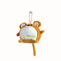 Peluche miniature de souris mignonne de 10 cm, porte-clés, jouet hamster, pendentif, poupée en tissu pour enfants, cadeau pour fête, événement, mariage