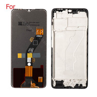 Layar Ponsel FHD QGD TFT LCD TECNO SPARKG02023 SPARK10 SPARK10C/S23/SPARK10-5G/P40/A70/A60S/POP7PRO/ P55-5G/A50/POP7/A05S