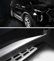 Marchepieds marchepieds latéraux convient pour Hyundai Palisade 2019-2024 2 pièces pédales de barre marchepieds accessoires de voiture