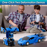 Robot transformable 2 en 1, modèle de véhicule sportif, voiture télécommandée, robot déformable, jouet de voiture télécommandée