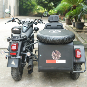 Motocicleta de Tres Ruedas Hailing HL250 de 4 Tiempos, Doble Cilindro, Refrigerada por Aire, con Sidecar, Motor de Disco, Velocidad Máxima 80 km/h - Product Image 2