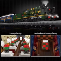 Mould King 12025S Train électrique technique RC, locomotive 231, modèle de train, jouets, cadeau, 3898 pièces, ensembles de blocs de construction