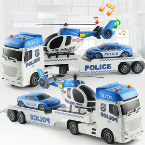 Grand camion jeu de Simulation ensemble camion de <span class=keywords><strong>ferme</strong></span> incendie Construction voiture de police véhicule ABS jouets en plastique - Product Image 5
