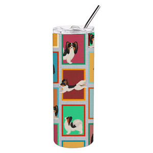 Vaso Delgado de Acero Inoxidable Tricolor Papillon - Product Image 1