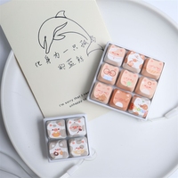 Ensemble de touches de clavier artisanales personnalisées Kawaii Pig, 24 pièces, touches de clavier mécaniques en résine, animaux mignons, accessoires OEM