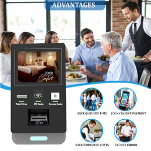 Kiosco de registro en <span class=keywords><strong>hotel</strong></span> con autoservicio y pago POS, reconocimiento facial Windows, utilizado para venta de entradas y para hoteles - Product Image 5