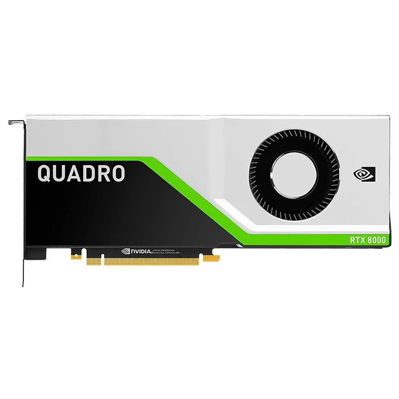 नई बंद शेल्फ NVIDIA Quadro RTX8000-48G पेशेवर ग्राफिक्स कार्ड गहरी सीखने के लिए वीडियो क्लिप डिजाइन प्रतिपादन ग्राफिक्स