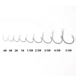 เบ็ดตกปลาแบบช่วยตกปลาชนิดสโลว์พิทช์จิ๊กกิ้ง สำหรับตกปลาทะเลน้ำเค็ม ทำจากเหล็กกล้าคาร์บอนสูงคุณภาพพรีเมียม พร้อมเส้นลวดสีขาวคู่และเส้นลวดเดี่ยว - Product Image 6