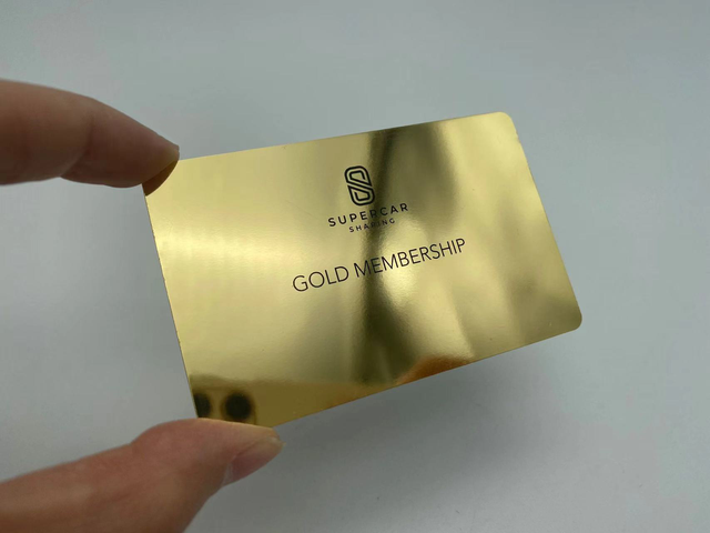 Custom RFID NFC Metal Access Control Business Card NTAG213 13.56mhz Frequency Invisible Smart Digital QR Code Waterproof