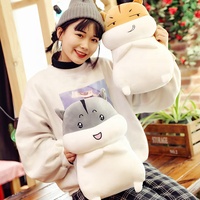 Grosir Pabrik Bantal & Bantalan Lembut Mainan Boneka Hamster Kawaii Mainan Boneka Nyaman untuk Anak-Anak
