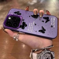 Coque Souple Papillon Rêve Haut de Gamme pour iPhone 17 16 15 Pro Max iPhone 14 Nouvelle 13/12 Femme 11 en TPU et Silicone