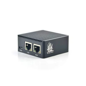 HT NanoPi R2C R2S R2C PLUS คอมพิวเตอร์บอร์ดเดี่ยวโอเพ่นซอร์ส ตัวเครื่องโลหะ CNC พอร์ต LAN กิกะบิตคู่ หน่วยความจำขนาดใหญ่ 1GB สำหรับซอฟต์แวร์เราเตอร์ I - Product Image 1