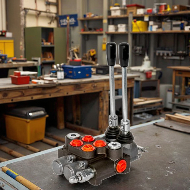 OEM Hydraulic Joystick Manual Lever Sectional Directional Control Valve for Tractors New Condition 1 Year Warranty Hot Sale