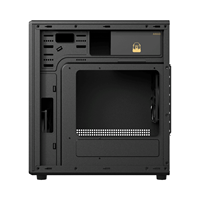 180M OEM ODM Custom MATX Form Factor Micio Mid Tower Computer Boitier PC Chassis Gabinete PC Casing Black Solid Office PC Case