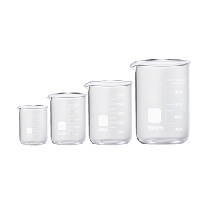 Vaso de Vidrio de 1000 ml, Vaso de Laboratorio con Escala, Vaso de Vidrio de 500 ml con Escala y Asa - Product Image 5