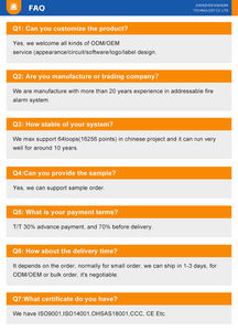 FM200従来型4ゾーンガス抑制制御パネル防火システムLEDディスプレイ付きAC 90V-220V - Product Image 6