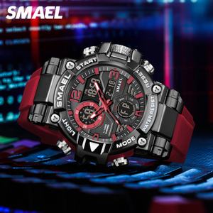 Montres analogiques-digitales à double affichage SMAEL 8110, design tendance pour hommes, année du dragon - Product Image 2