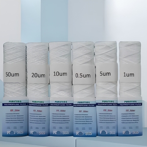 <span class=keywords><strong>Cartouche</strong></span> filtrante industrielle RoHS de 10 pouces en fil PP 1 micron et filtre à eau multimicron enroulé en fil métallique pour traitement de l'eau, directement de l'usine - Product Image 1