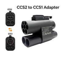 Adaptateur de chargeur de voiture électrique CCS2 vers CCS1 250KW 1000V AC DC Adaptateur de charge rapide CCS Combo 2 vers CCS Combo 1 DC+AC 250A/500A